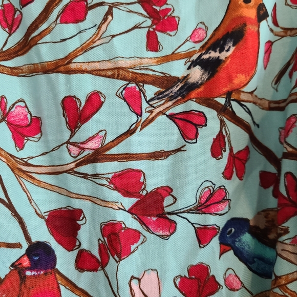 Vintage Inspired Modcloth Retrolicious Faux Wrap Dress In Size L - Picture 6 of 7